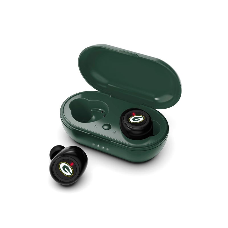 SOAR NFL True Wireless Earbuds, Green Bay Packers - Image 1